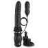 Fetish - vibrator cu mișcare de împingere - negru