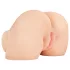PDX Elite - masturbator 2în1 cu vibrații - culoare naturală