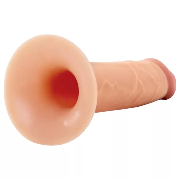 X-TENSION Elite - dildo cav gol, cu chingă (culoare naturală)