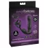 Pipedream Anal Fantasy Ass-Gasm - vibrator anal cu cap rotativ și inel pentru penis (negru)