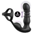 Pipedream Anal Fantasy Ass-Gasm - vibrator anal cu cap rotativ și inel pentru penis (negru)