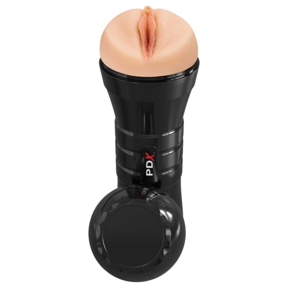 PDX Extreme Wet Pussy - masturbator realist XXL pentru bărbați (negru)