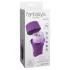Fantasy For Her Lush Kiss Plush - stimulent clitoridian cu suflare și limbă (mov)