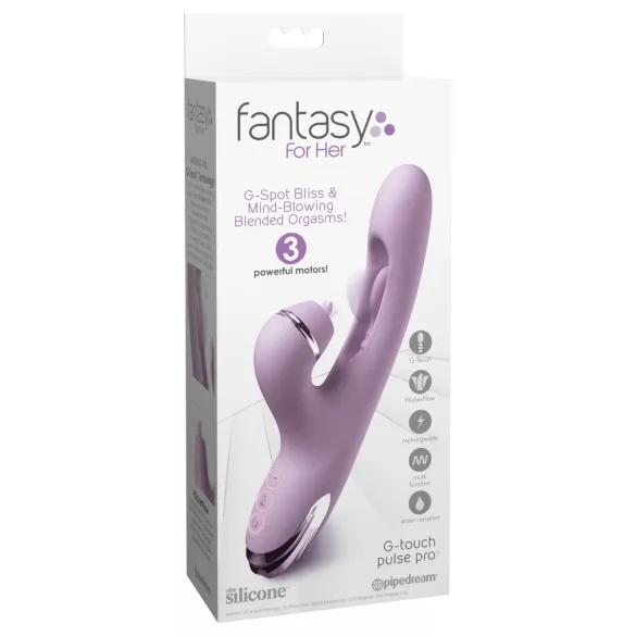 Fantasy For Her G-Touch Pulse Pro - vibrator cu braț pentru clitoris (mov)
