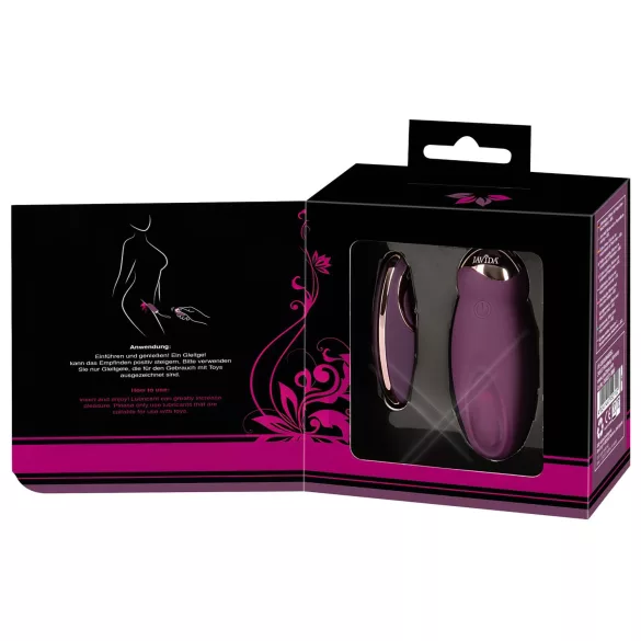 Javida - ou vibrator cu telecomandă - pulsații - mov
