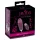 Javida - ou vibrator cu bile rotative, radio, purtabil (mov)