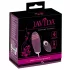 Javida - ou vibrator cu bile rotative, radio, purtabil (mov)