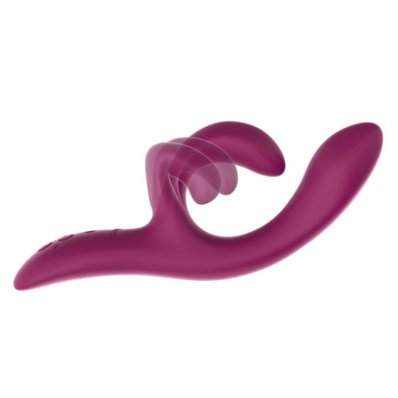 We-Vibe Nova 2 - vibrator cu clitoris flexibil, inteligent, rezistent la apă, cu baterie (mov)