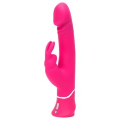   Happyrabbit Dual Density - vibrator impermeabil cu braț pentru clitoris (roz)