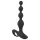Black Velvets - vibrator anal cu bile - silicon negru