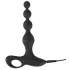 Black Velvets - vibrator anal cu bile - silicon negru