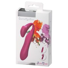   BeauMents Come2gether - vibrator de cuplu, impermeabil, cu baterie (roz)
