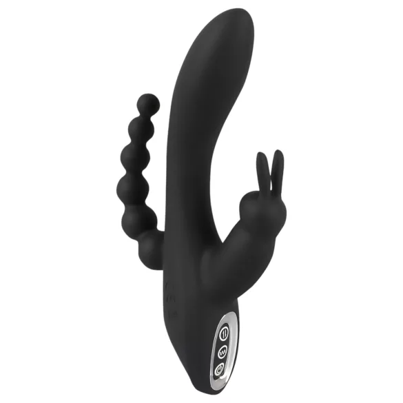 SMILE Triple - vibratoare triple reîncărcabil, waterproof, negru