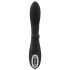 SMILE Triple - vibrator negru cu 3 brațe, rezistent la apă și cu baterie reîncărcabilă