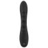 SMILE Triple - vibrator negru cu 3 brațe, rezistent la apă și cu baterie reîncărcabilă