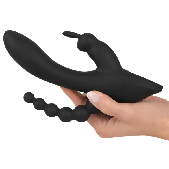 SMILE Triple - vibratoare triple reîncărcabil, waterproof, negru