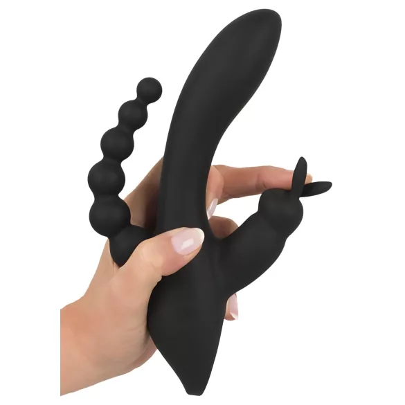 SMILE Triple - vibratoare triple reîncărcabil, waterproof, negru