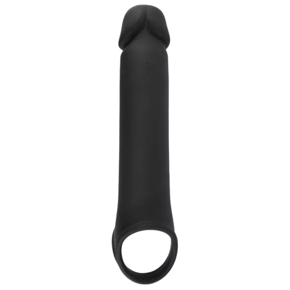 Rebel - mânecă pentru penis cu vibrații, wireless, reîncărcabilă, negru