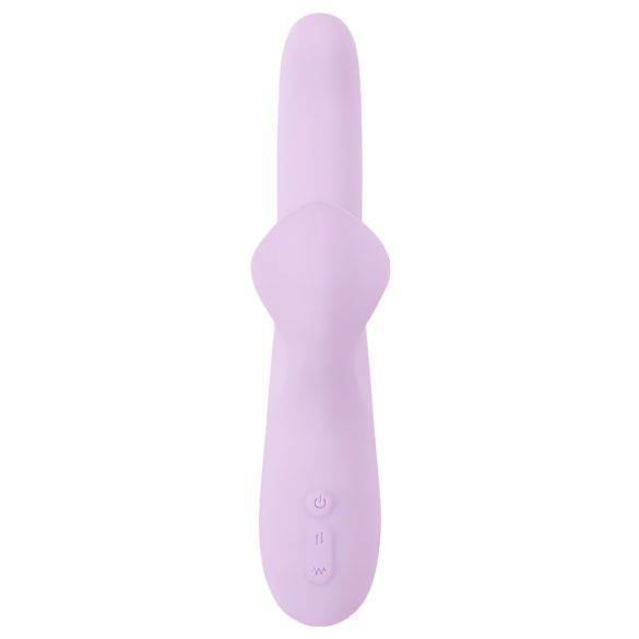 SMILE Thrusting - vibrator clitoral multifuncțional (mov)