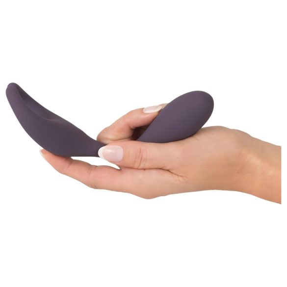 Couples Choice - vibrator dublu cu telecomandă, reîncărcabil - mov