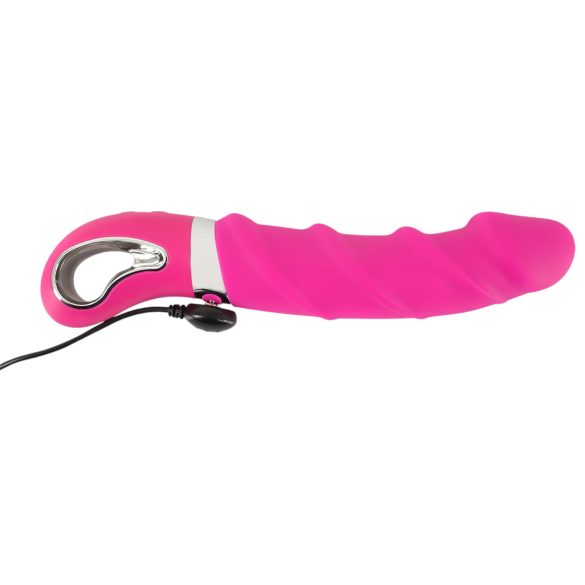SMILE Soft - vibrator încălzitor reîncărcabil - silicon roz