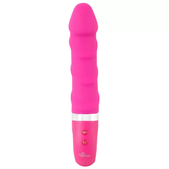 SMILE Soft - vibrator încălzitor reîncărcabil - silicon roz