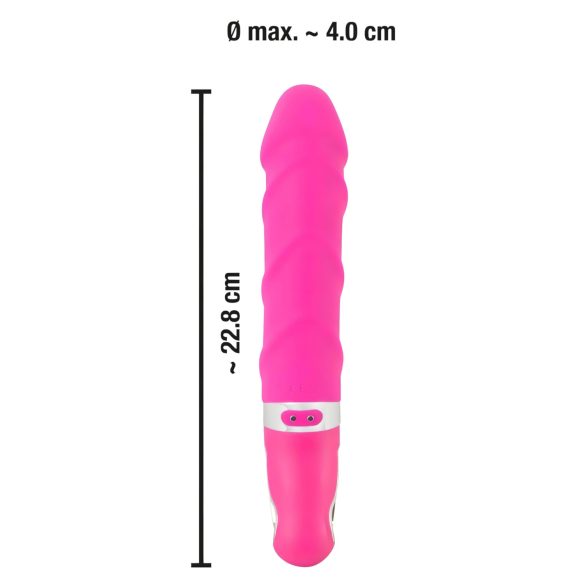 SMILE Soft - vibrator încălzitor reîncărcabil - silicon roz
