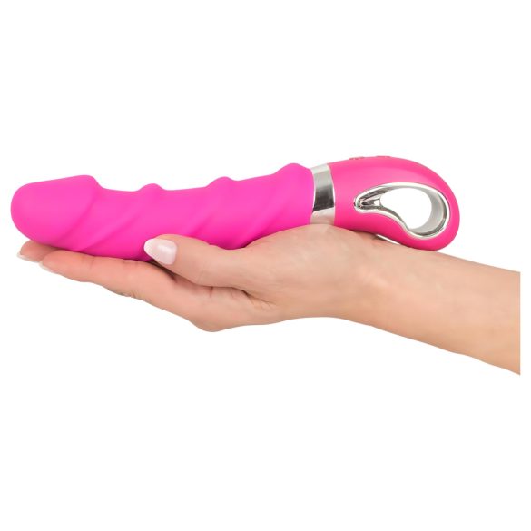 SMILE Soft - vibrator încălzitor reîncărcabil - silicon roz