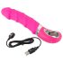 SMILE Soft - vibrator încălzitor reîncărcabil - silicon roz