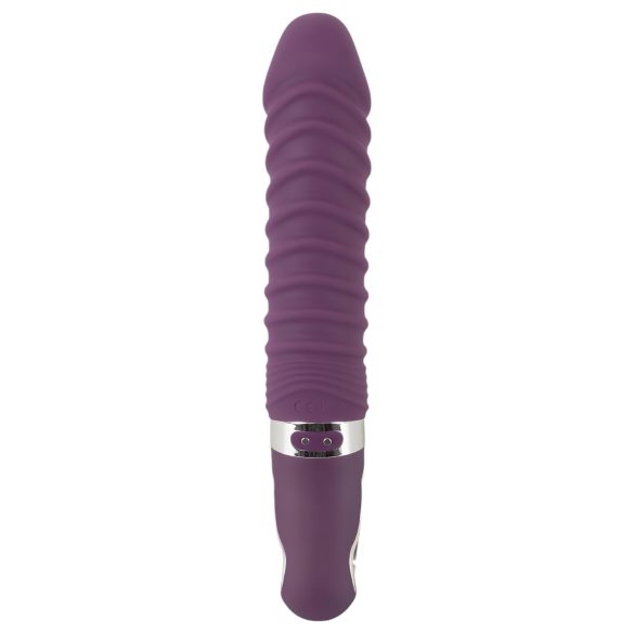 SMILE Soft - vibrator reîncărcabil cu încălzire - silicon mov