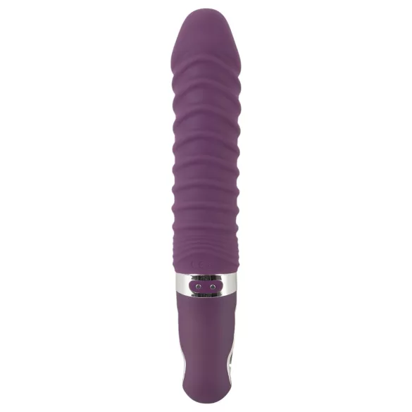 SMILE Soft - vibrator reîncărcabil cu încălzire - silicon mov