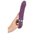 SMILE Soft - vibrator reîncărcabil cu încălzire - silicon mov