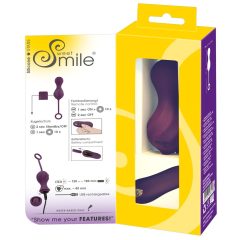   SMILE RC Love Balls - ou cu vibrație, alimentate de acumulator și controlate prin radio (violet)