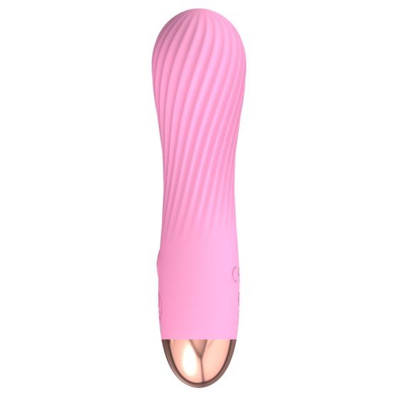 Cuties Mini - vibrator spirala, impermeabil, cu acumulator (roz)