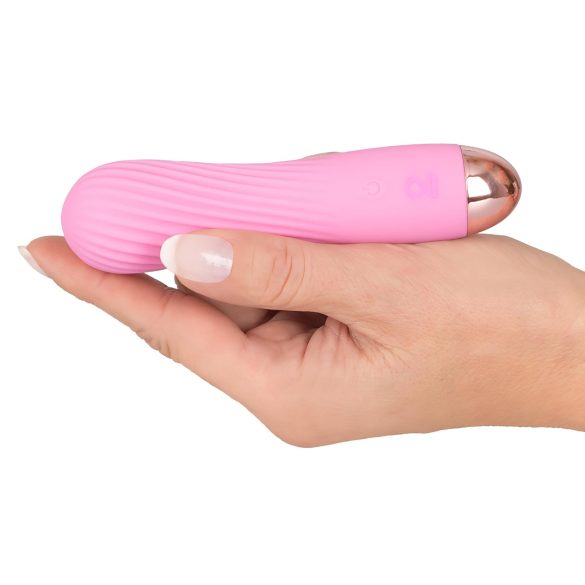 Cuties Mini - vibratoare spiralate, reîncărcabil, waterproof, roz