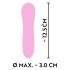 Cuties Mini - vibrator spiral roz, reîncărcabil și rezistent la apă
