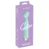 Cuties Mini Wand - reîncărcabil, rezistent la apă, vibrator pentru masaj (verde)