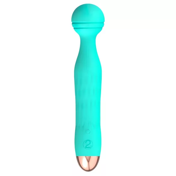 Cuties Mini Wand - reîncărcabil, rezistent la apă, vibrator pentru masaj (verde)