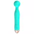 Cuties Mini Wand - reîncărcabil, rezistent la apă, vibrator pentru masaj (verde)