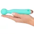 Cuties Mini Wand - reîncărcabil, rezistent la apă, vibrator pentru masaj (verde)