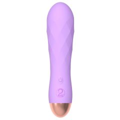   Cuties Mini - vibrator cu acumulator, impermeabil, cu design plasă (violet)