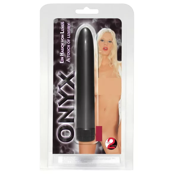 You2Toys - Vibrator Onyx - silicon negru