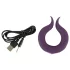 Couples Choice - inel penian vibrator cu 2 motoare, reîncărcabil, mov