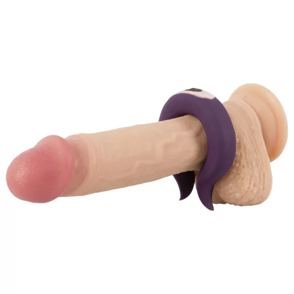 Couples Choice - inel penian vibrator cu 2 motoare, reîncărcabil, mov