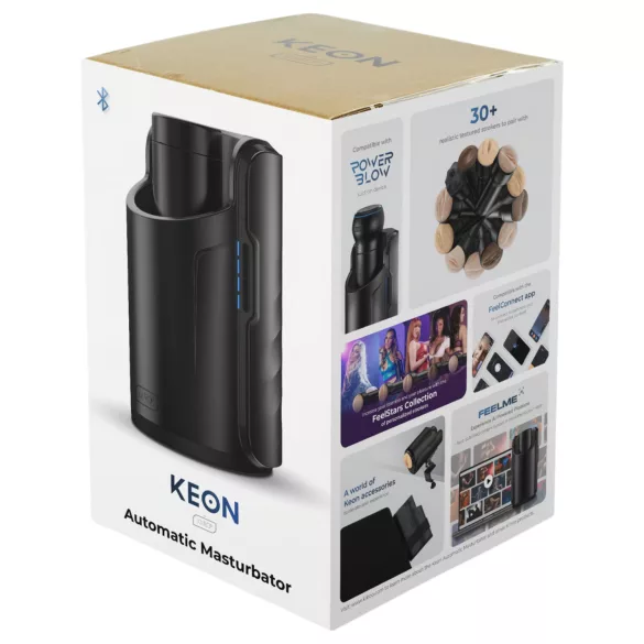 Kiiroo Keon Automatic - Masturbator interactiv pentru bărbați (negru)