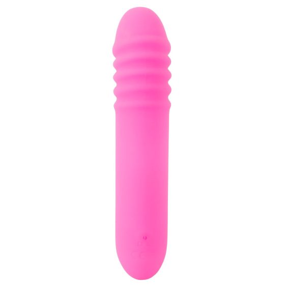 You2Toys - Flashing Mini Vibe - vibrator luminos, reîncărcabil (roz)