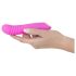 You2Toys - Flashing Mini Vibe - vibrator luminos reîncărcabil (roz)