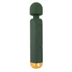   Bagheta de Iubire Smarald - vibrator de masaj cu acumulator, impermeabil (verde)