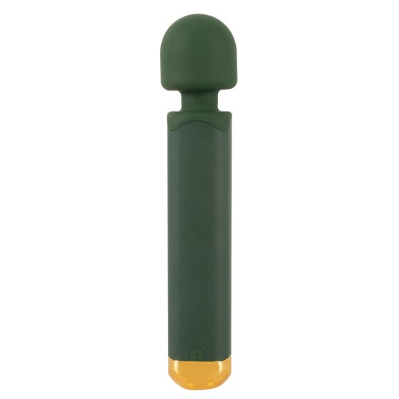 Bagheta de Iubire Smarald - vibrator de masaj cu acumulator, impermeabil (verde)