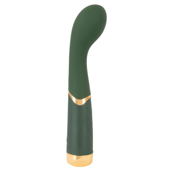 Emerald Love - vibrator pentru punctul G, reîncărcabil, impermeabil - verde